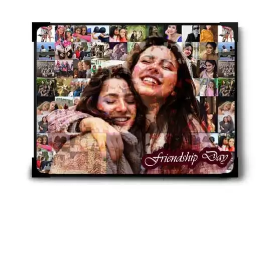 Personalized Mosaic photo frame Lamination | Friendship Day Gift for Girls 2