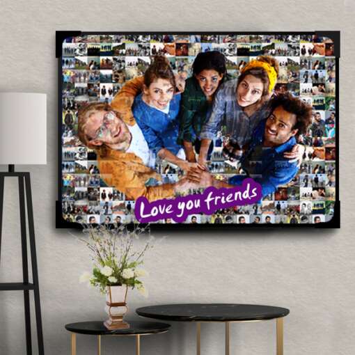 Personalized Mosaic photo frame Lamination | Friendship Day Gift 1