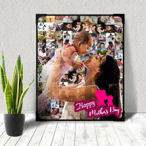Personalized Mosaic photo frame Lamination | Mothers Day Gift 1