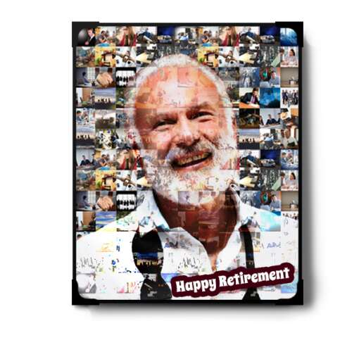 Personalized Mosaic photo frame Lamination | Retirement Gift 2