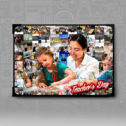 Personalized Mosaic photo frame Lamination | Teachers Day Gift 1