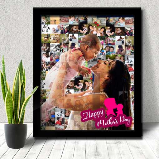 Personalized Mosaic photo frame | Mothers Day Gift 1