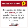 Note for cancel order