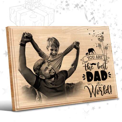 Custom Photo on Wood for Dad