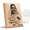 Engraved Wood Photo for Mother