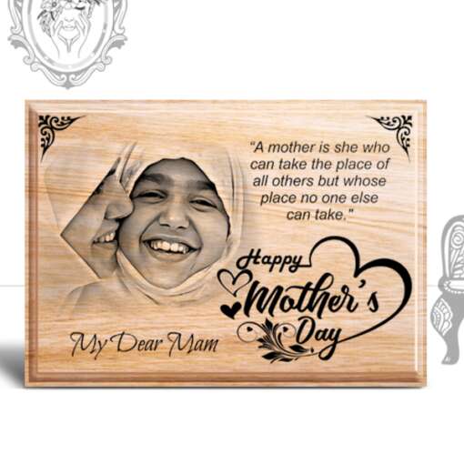 Wooden Engraved Mothers Day Gift (7x5) | Photo Frame Online - Image 2