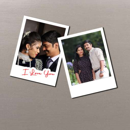 Personalized Photo Magnets | Anniversary Gifts set of 2 3