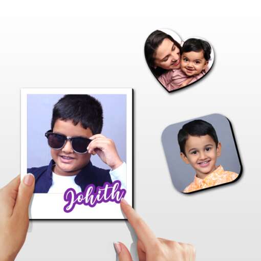 Personalized Photo Magnets | Happy Family Gifts set of 3 3