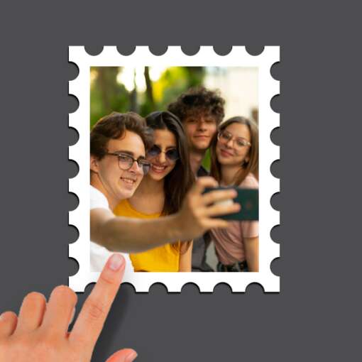 Personalized Photo Magnets | Friendship Day Stamp 2 3