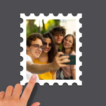 Personalized Photo Magnets | Friendship Day Stamp 2 6