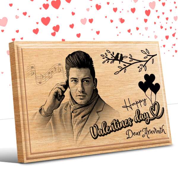 Romantic Valentine Gifts | Photo on Wood (6x4) | Photoland 1 Romantic Valentine Gifts