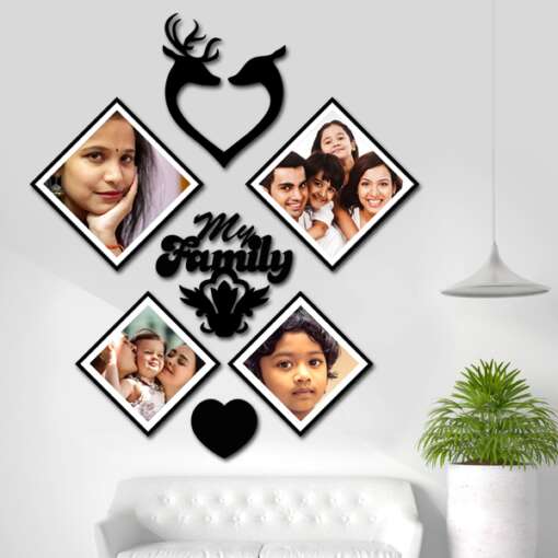 Collage Photo frame Set of 4 | My Family Design 5 1
