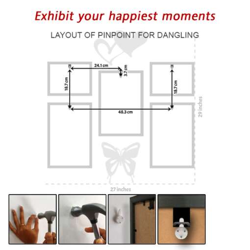 Personalized Friendship Photo Frame Set of 5 - Photoland - Image 4