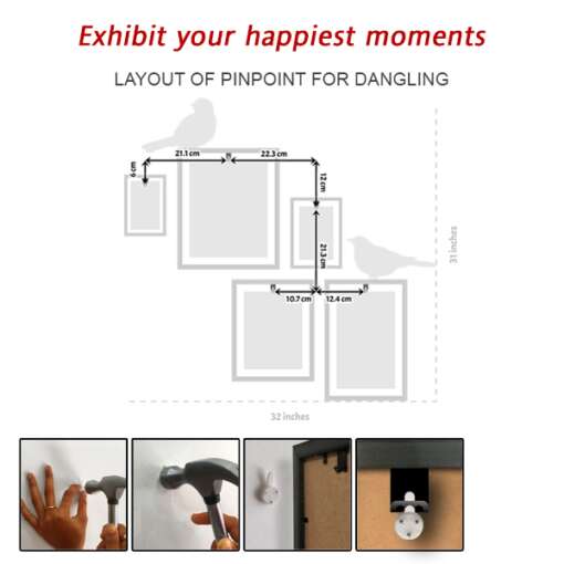 Romantic Moments Frame Set of 5 - Photoland: Romantic Gifts - Image 4