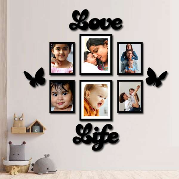 Collage Photo frame Set of 6 Baby Design 1
