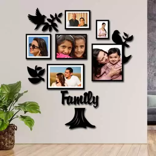 Collage Photo frame Set of 6 | Family Design 3 1