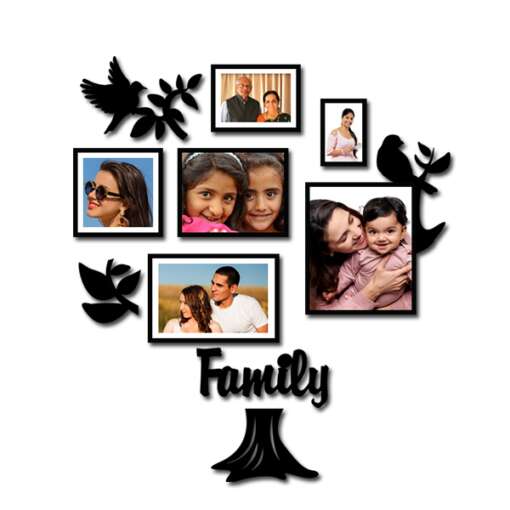 Family Wall Photo Display Set of 6 | Photo Collage - Image 2