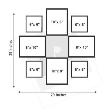 Collage Photo frame Set of 8 | Anniversary Gifts Design 2 10