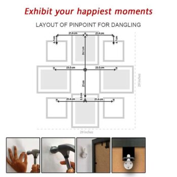 Personalized Anniversary Photo Displays Frames Set of 8 3
