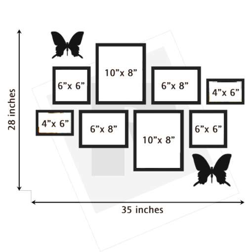 Family Memory Frames Set of 8 | Gallery Wall in Photoland - Image 3
