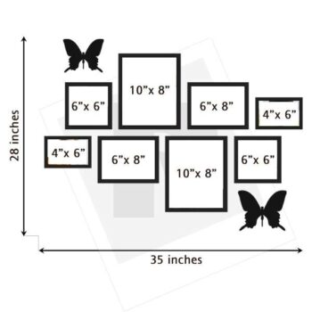 Family Memory Frames Set of 8 | Gallery Wall in Photoland 2