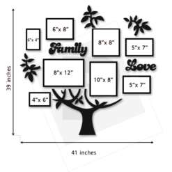 Collage Photo frame Set of 8 | Family tree Design 4 9