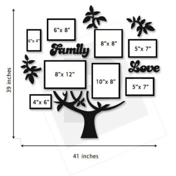 Collage Photo frame Set of 8 | Family tree Design 4 10