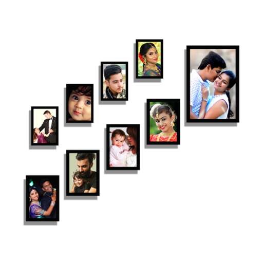 Collage Photo frame Set of 9 | Anniversary Gifts Design 2 2