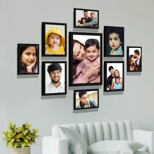 Collage Photo frame Set of 9 | Best Wishes Gift Design1 1