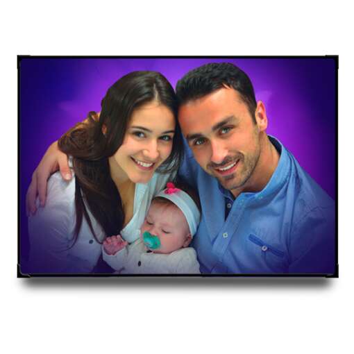 Personalized Photo print with Lamination 83" x 44" 1