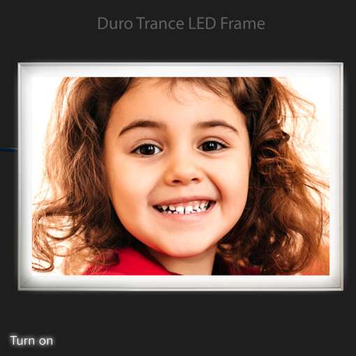 Large Custom Photo Frame with LED