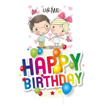Alternative view of Personalized t-shirt white for Children Happy Birthday