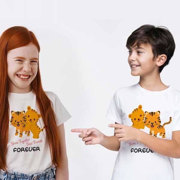 Boy and Girl Plain T-Shirts 17