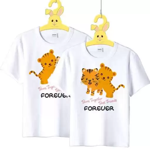 Personalized t-shirt white for Children Forever 4