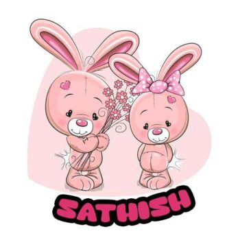 Alternative view of Personalized t-shirt white for Children Cute Rabbit