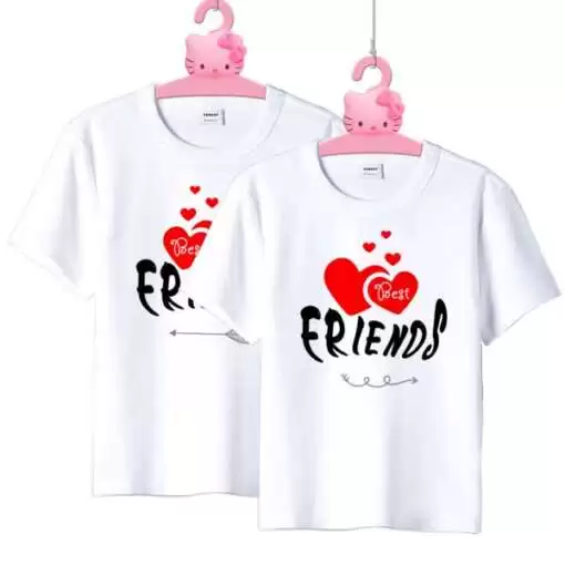 Personalized t-shirt white for Children Friends 4