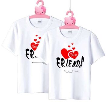 Personalized t-shirt white for Children Friends 8