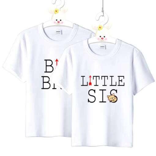 Personalized t-shirt white for Children Best Brother/Sister - Image 4