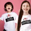 Personalized t-shirt white for My Brother/Sister 5