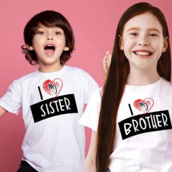 Personalized t-shirt white for My Brother/Sister