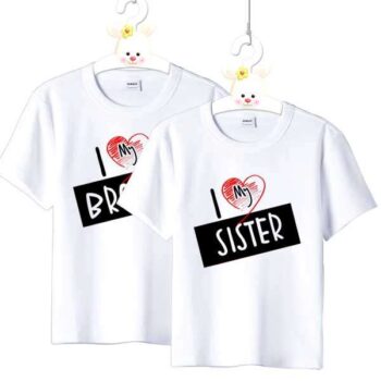 Personalized t-shirt white for My Brother/Sister 8