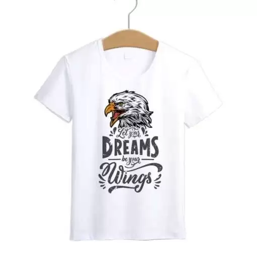 Personalized t-shirt white for men Dream Big 3