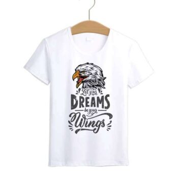 Personalized t-shirt white for men Dream Big 5