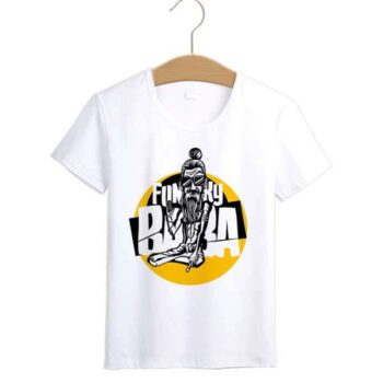 Personalized t-shirt white for men funky baba 5