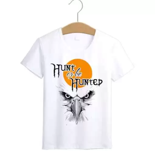 Personalized t-shirt white for men hunter 3