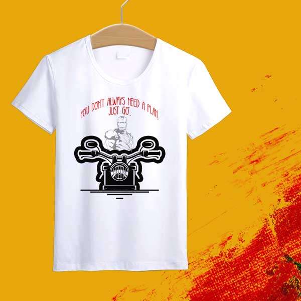 Personalized t-shirt white for men