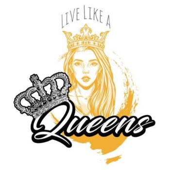 Personalized t-shirt white for women queen 4