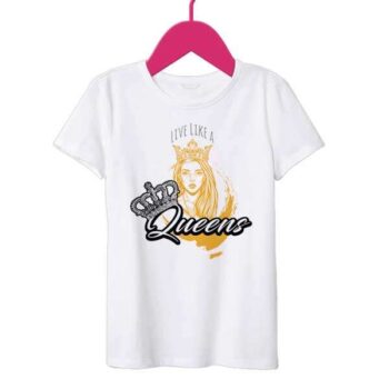 Personalized t-shirt white for women queen 5