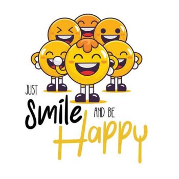 Alternative view of Personalized t-shirt white for women smile always