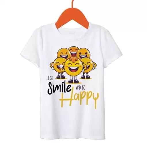 Personalized t-shirt white for women smile always 3